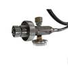 USUN Model:GB40-OL 150-300 Bar output 160mm driven single action pneumatic driven oxygen gas booster pump with inlet and outlet hoses for scuba diver 