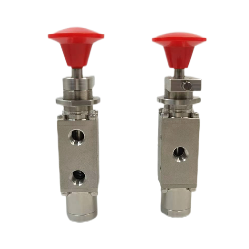 USUN Model : MRLV- SS-BHL Manual control 2 way 3 positions Stainless steel 316 High pressure Relay valve for wellhead control Panel 