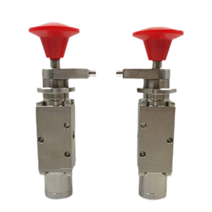 USUN Model : MRLV- SS-BHL Manual control 2 way 3 positions Stainless steel 316 High pressure Relay valve for wellhead control Panel 