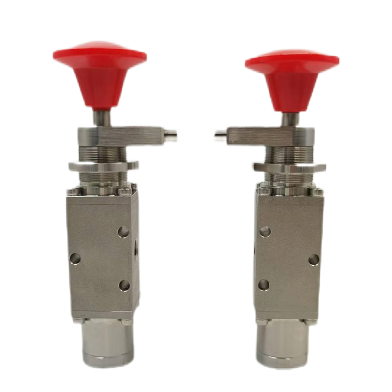 USUN Model : MRLV- SS-BHL Manual control 2 way 3 positions Stainless steel 316 High pressure Relay valve for wellhead control Panel 