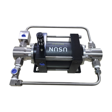 USUN Model:XT double head 100MM driven small size air driven hydrostatic test pump 