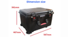 USUN Model:GB40-OL -F 100-300 Bar output easy to carry portable air driven oxygen gas booster Unit with pelican case 