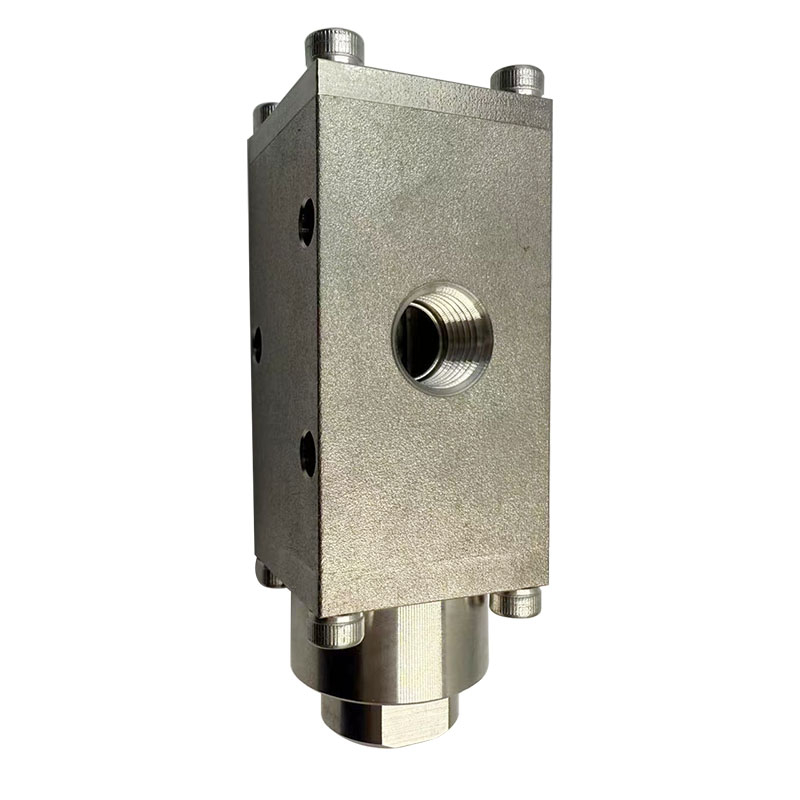 USUN Model POV-SS-FP4-3CH Stainless steel 316 3 way normally Closed Pilot operated valve for WHCPS