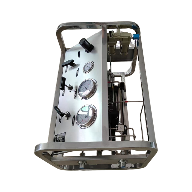 USUN Model:US-GBD 160mm driven double acting air driven gas booster unit with pressure gauges ,valves and tubes 