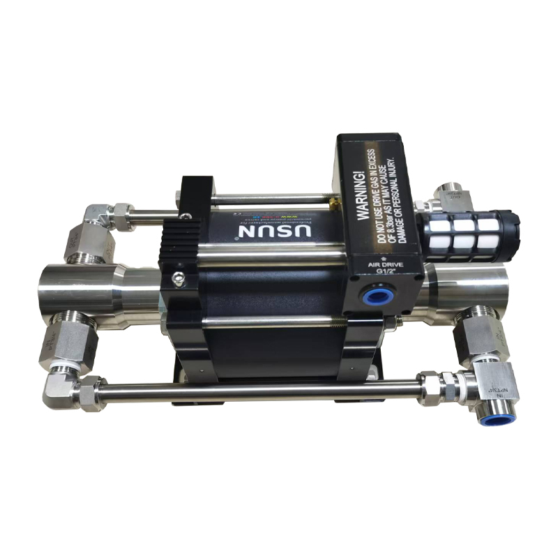 USUN Model:AT16-CO2 50-120 Bar Out Faster Filling Pneumatic Driven Liquid CO2 Booster Pump for Cylinder Refilling 