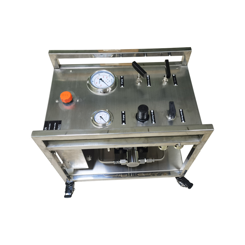 USUN Model:WS-AH Middle Size 160MM Driven ,single Head Air Driven Hydraulic Test Pump Unit for Hose /pipes And Tubes Testing 