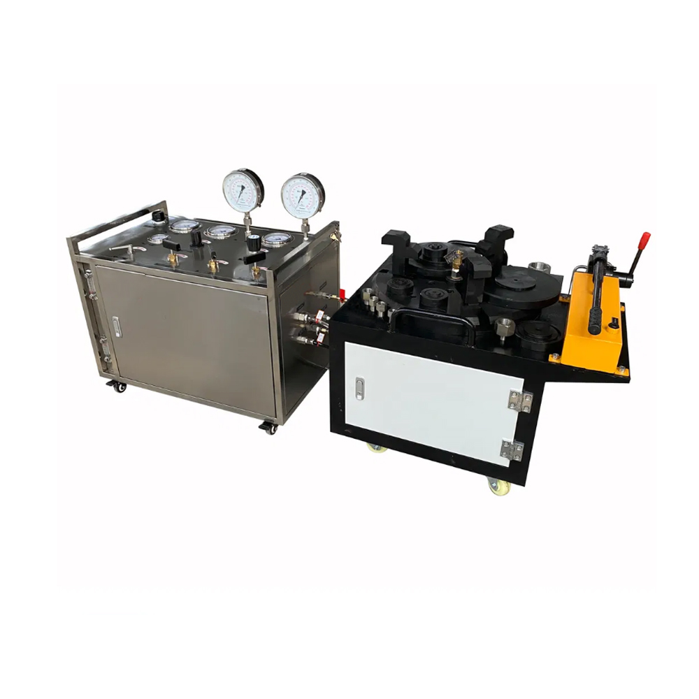 Manual Control Portable DN15-DN200 Hydraulic Safety Valve Test Bench with Clamping Table for Flange Or Threaded Safety Valve Testing