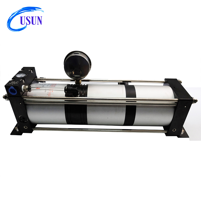 USUN Model:AB03 8--24 Bar output 100 MM driven cost effective air driven air pressure booster pump 