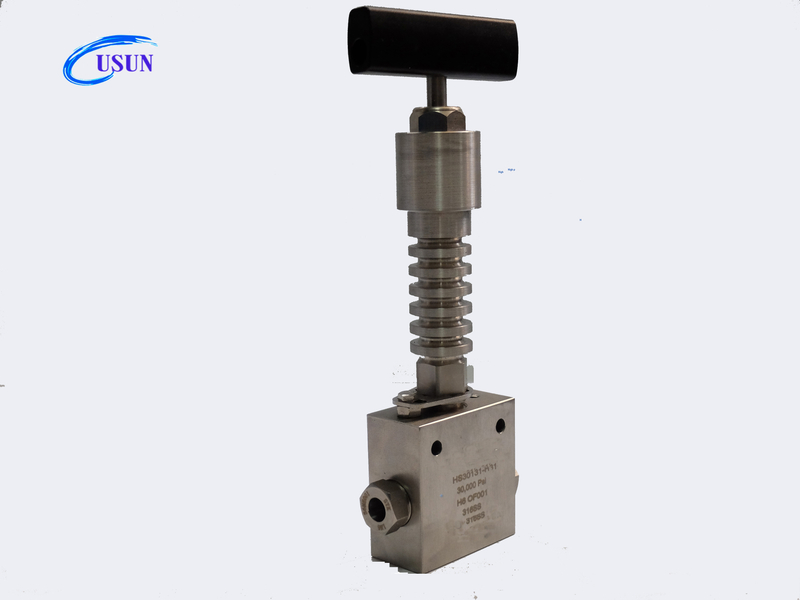USUN Model: HS10121-H 10K PSI Similar HIP High temperature manual control stainless steel needle valve 