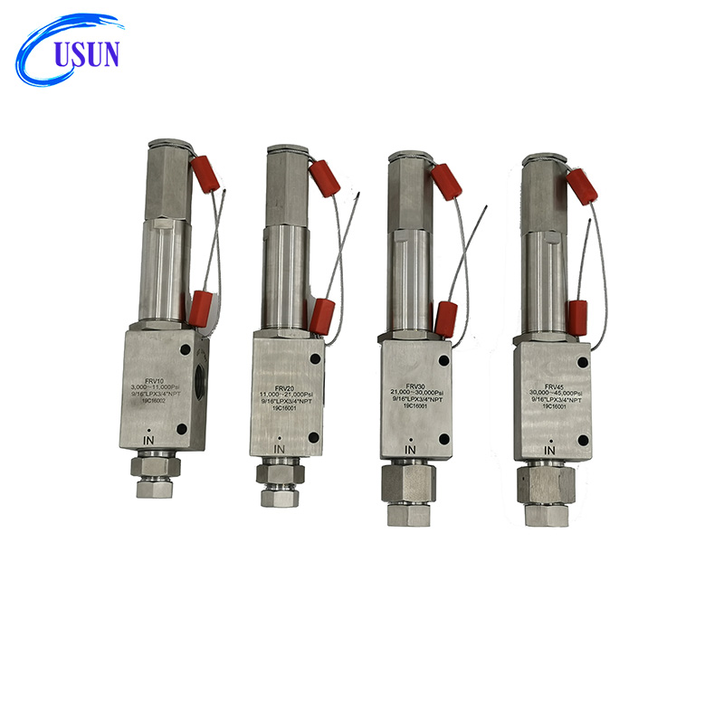 USUN Model: FRV Similar Butech High pressure safety relief valve for complete test equipment 