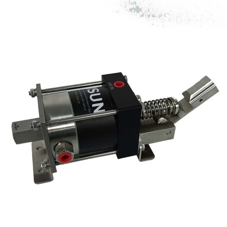 High quality USUN Model:M-S Mini small portable pneumatic driven liquid pump with manual handle function 