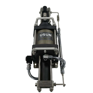 USUN Model:AGBT 6 inch driven diameter high quality two stage air driven high pressure gas booster pump for gas refilling 