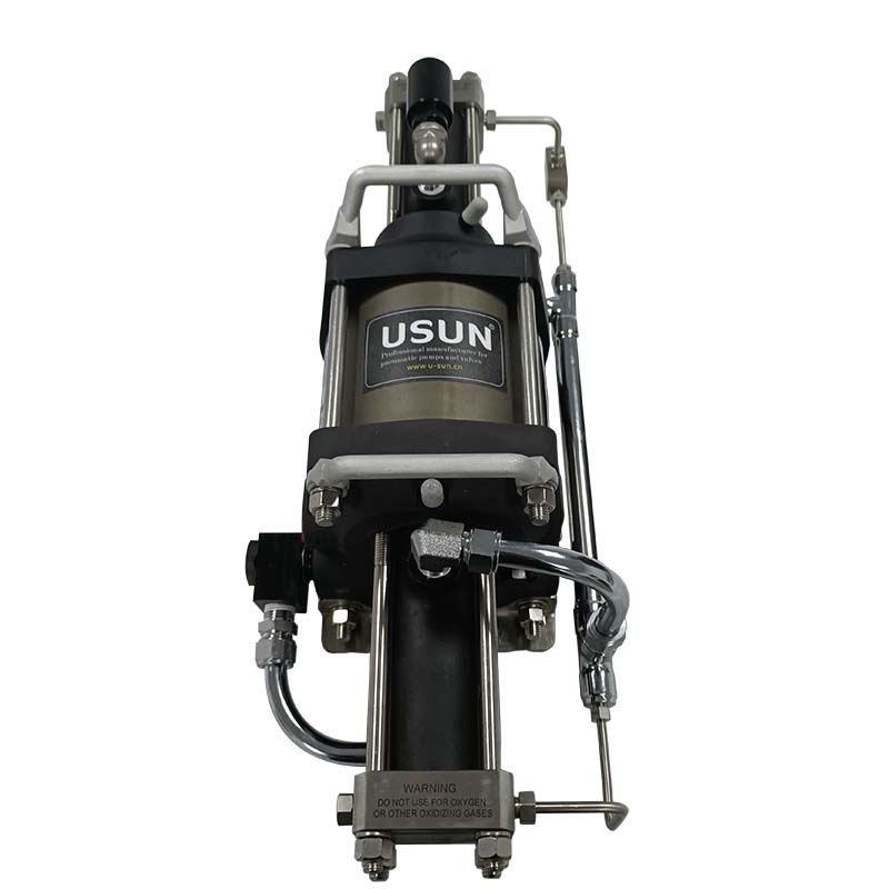 USUN Model:AGBT 6 inch driven diameter high quality two stage air driven high pressure gas booster pump for gas refilling 