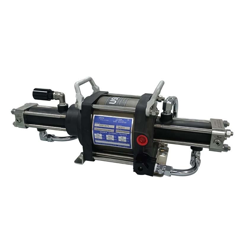 USUN Model:AGBT 6 inch driven diameter high quality two stage air driven high pressure gas booster pump for gas refilling 