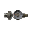 USUN Model:GB40-OL 150-300 Bar output 160mm driven single action pneumatic driven oxygen gas booster pump with inlet and outlet hoses for scuba diver 