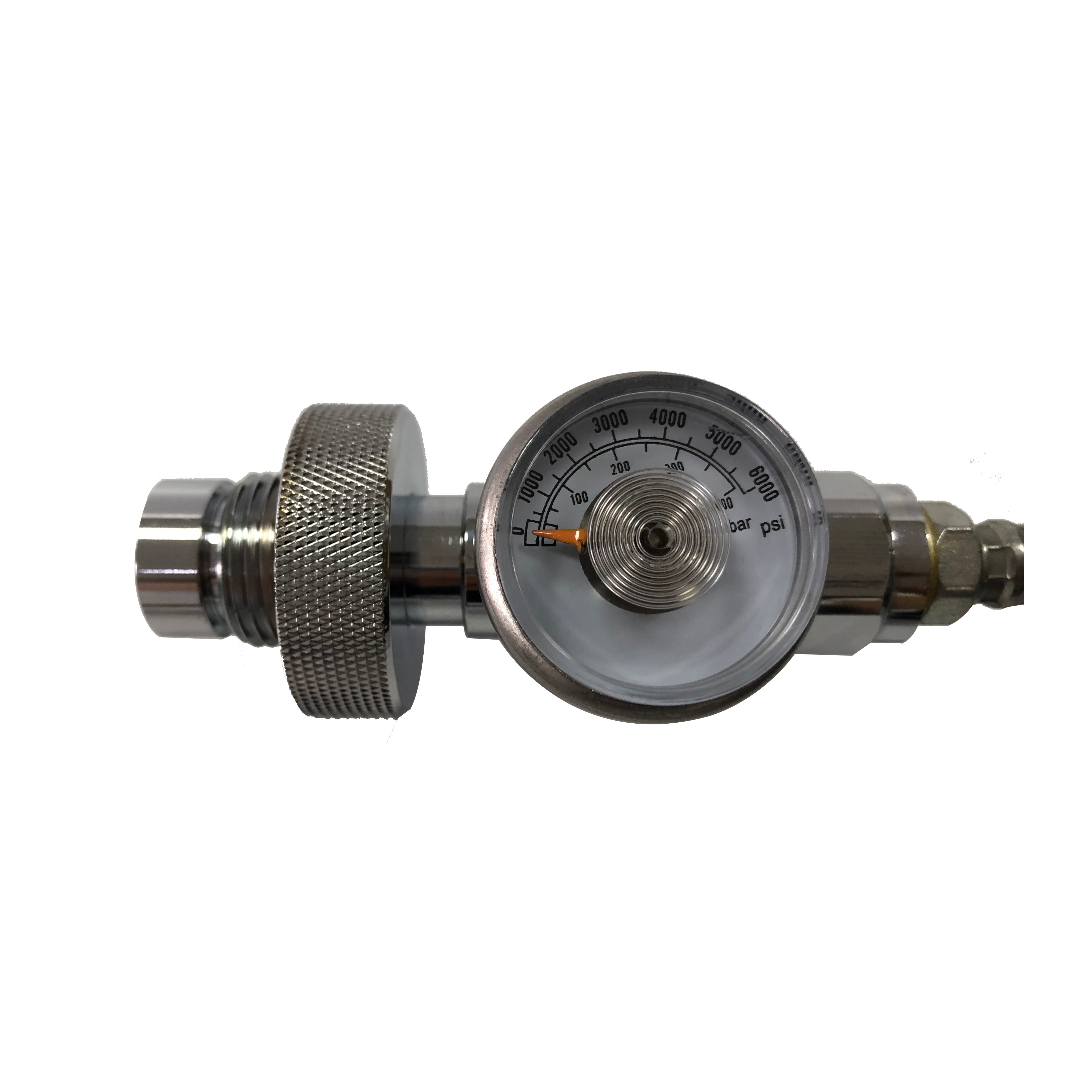 USUN Model:GB40-OL 150-300 Bar output 160mm driven single action pneumatic driven oxygen gas booster pump with inlet and outlet hoses for scuba diver 