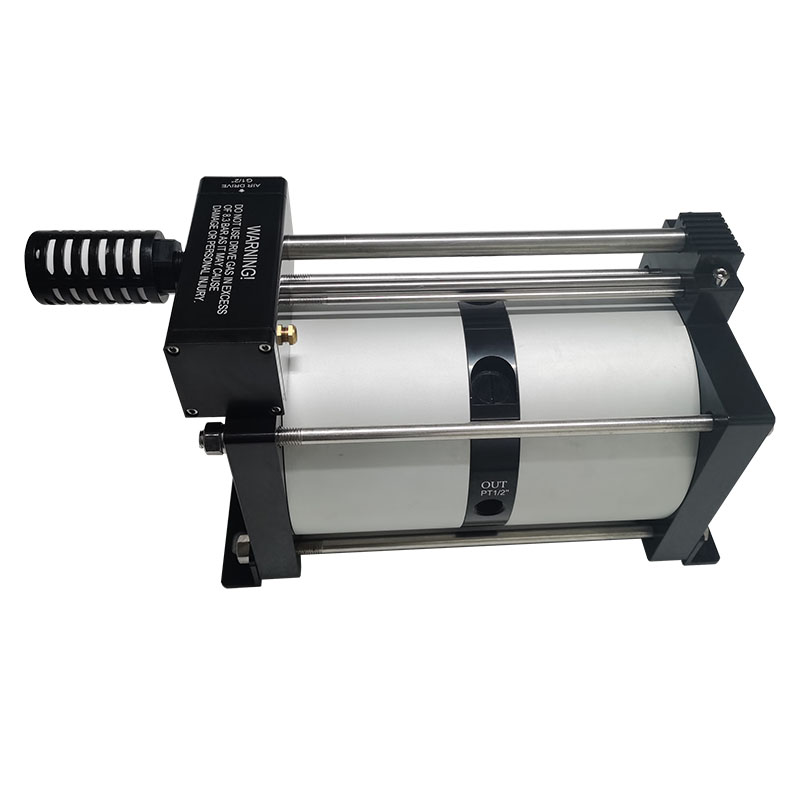 USUN Model:4AB02 8-16 Bar output 160 MM driven high flow air driven air pressure amplifier for PET blowing 