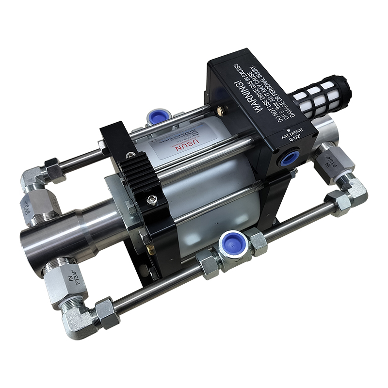 USUN Model:AT16-CO2 50-120 Bar out faster filling pneumatic driven liquid CO2 booster pump for cylinder refilling 