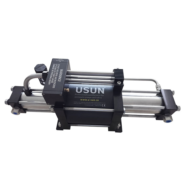 USUN Model:GBT 160mm driven double stage pneumatic gas booster pump for pressure testing 