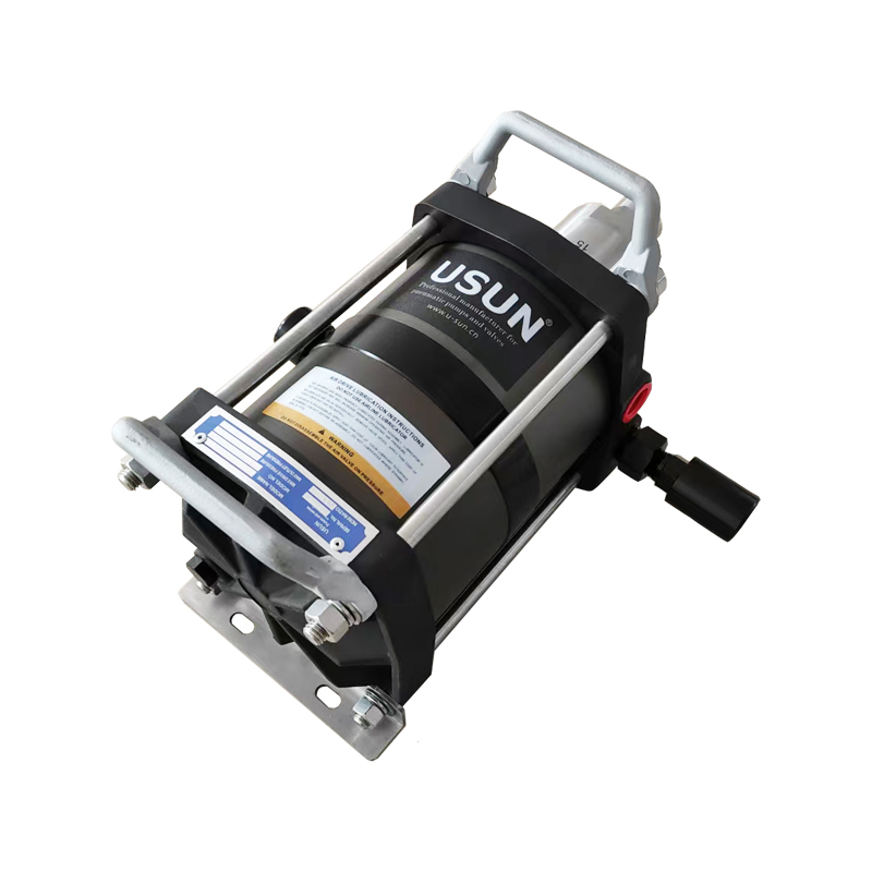Hot Sale USUN Model:2AF30 Stainless Steel Max 4800psi High Pressure Double Driven Single Acting Pneumatic Water Testing Pump