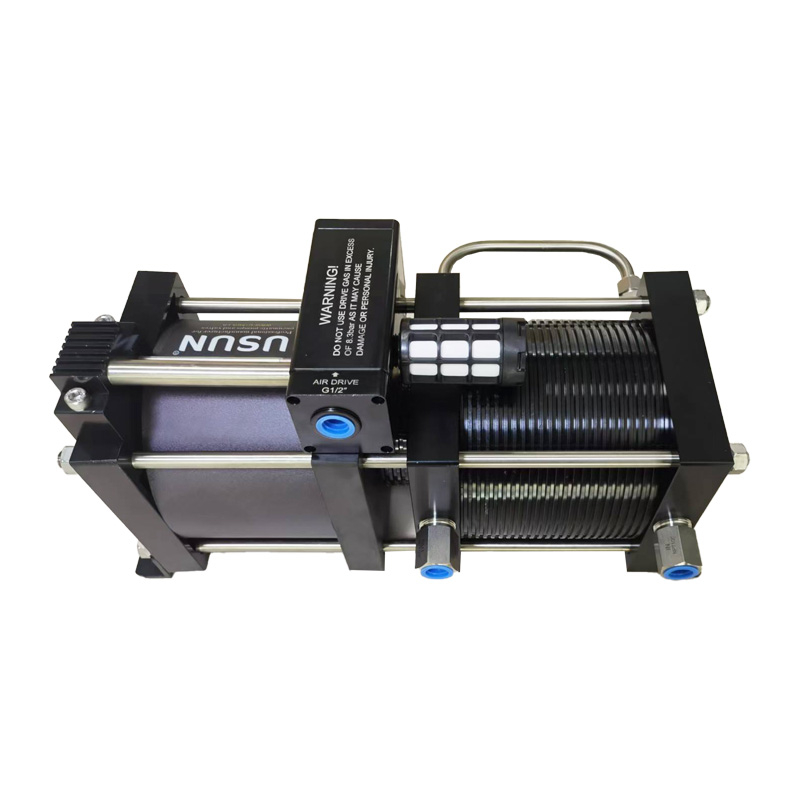 USUN Model:ZB1.5-2 160MM Driven Max 1.2 MPA Double Stage Pneumatic Driven Refrigerant Recovery Transferring Pump for R22 Refilling