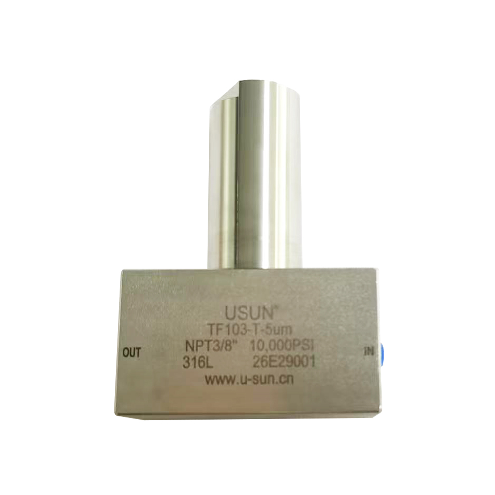 USUN Model:TF103-T-5μm Max.10000PSI FNPT3/8'' High Pressure Filters for High Flow Systems 