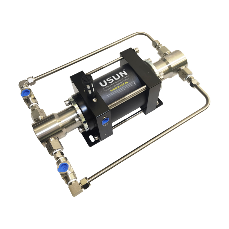 USUN Model:XT10/XT16/XT25 Double Acting 100MM Driven Protable Pneumatic Driven Hydraulic Test Pump 
