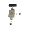USUN Model: HS60126 O.D.1/4'' Ultra High Pressure 60000 Psi Replaceable Seat 2-Way Angle Type Manual Needle Valve 