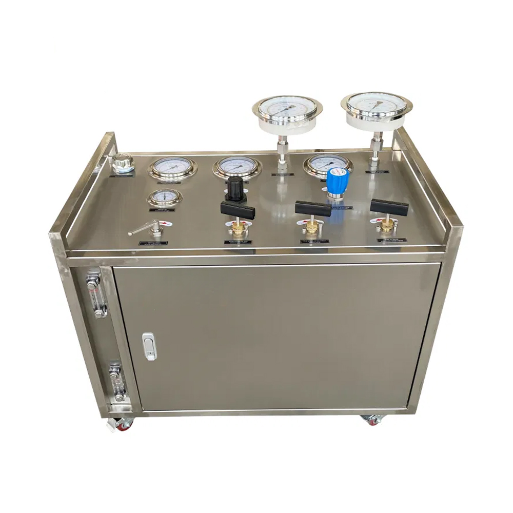 Manual Control Portable DN15-DN200 Hydraulic Safety Valve Test Bench with Clamping Table for Flange Or Threaded Safety Valve Testing
