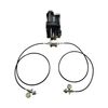 USUN Model:GB40-OL 150-300 Bar Output 160mm Driven Single Action Pneumatic Driven Oxygen Gas Booster Pump with Inlet And Outlet Hoses for Scuba Diver 